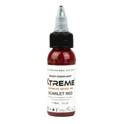 Tetovací barvy XTreme Ink - Scarlet Red 30ml