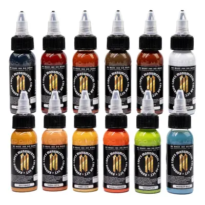 Tetovací barvy XTreme Ink - Rodrigo Lopes Monumental Set - 12x30ml