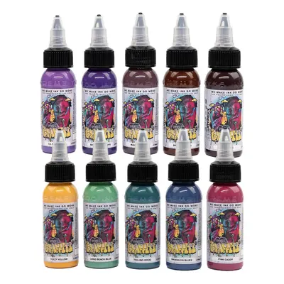 Tetovací barvy XTreme Ink - Kyle Warwick Graffiti Set - 10x30ml