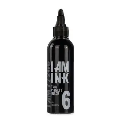 Tetovací barvy I AM INK I AM INK- First Generation 6 - True Pigment Black - 100ml