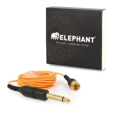 Elephant kabel Straight / rovný Kabel: Elephant rovný oranžový