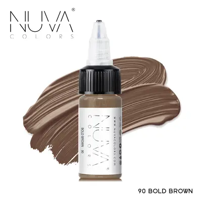 Nuva Colors - 90 Bold Brown 15ml