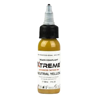 Tetovací barvy XTreme Ink - Neutral Yellow 30ml