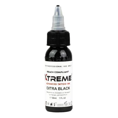 Tetovací barvy XTreme Ink - Extra Black 30ml