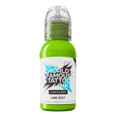 Tetovací barvy WORLD FAMOUS LIMITLESS - LIME ZEST - 30ML