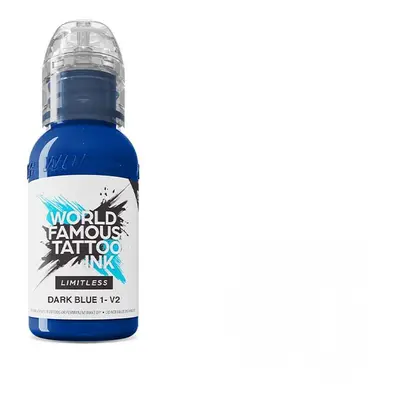 Tetovací barvy WORLD FAMOUS LIMITLESS - Dark Blue 1 v2 - 30ML