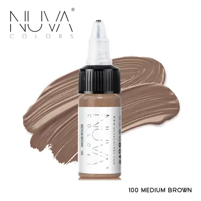 Nuva Colors - 100 Medium Brown 15ml