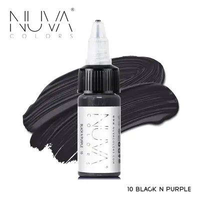 Nuva Colors - 10 Black N Purple 15ml