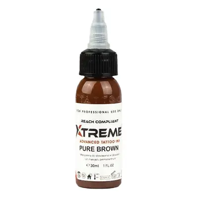 Tetovací barvy XTreme Ink - Pure Brown 30ml