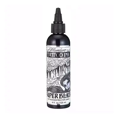 Tetovací barvy Nocturnal Tattoo Ink - Super Black 120ml