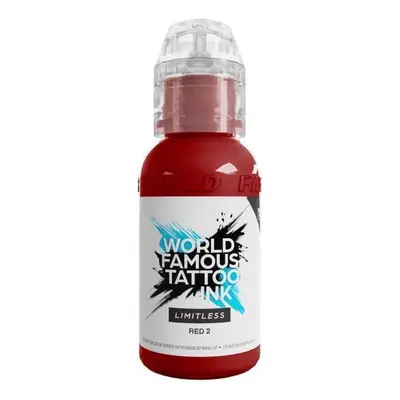 Tetovací barvy WORLD FAMOUS LIMITLESS -RED 2 - 30ML