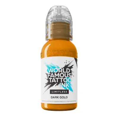 Tetovací barvy WORLD FAMOUS LIMITLESS - Dark Gold - 30ML