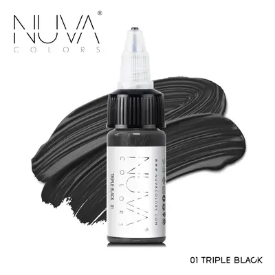 Nuva Colors - 01 Triple Black 15ml