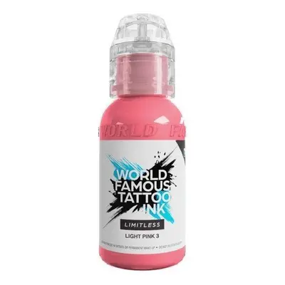 Tetovací barvy WORLD FAMOUS LIMITLESS - LIGHT PINK 3 - 30ML