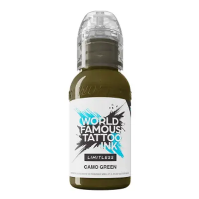 Tetovací barvy WORLD FAMOUS LIMITLESS - Camo Green - 30ML