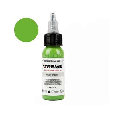 Tetovací barvy XTreme Ink - Neon Green 30ml