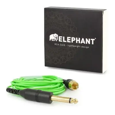 Elephant kabel Straight / rovný Kabel: Elephant rovný zelený