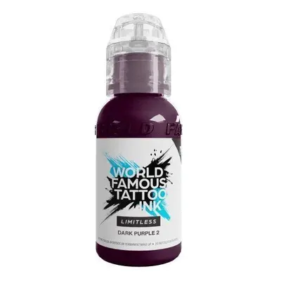 Tetovací barvy WORLD FAMOUS LIMITLESS - DARK PURPLE 2 - 30ML