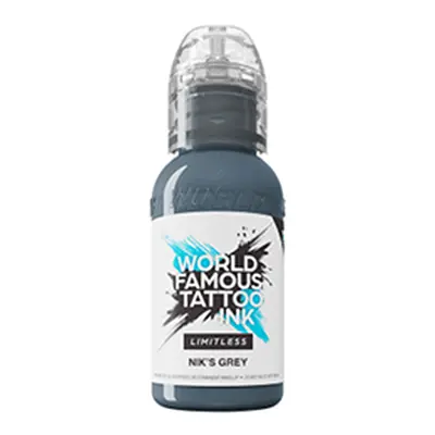 Tetovací barvy WORLD FAMOUS LIMITLESS - Nik´s Grey 30ml