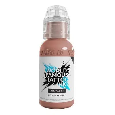 Tetovací barvy WORLD FAMOUS LIMITLESS - MEDIUM FLESH 1 - 30ML