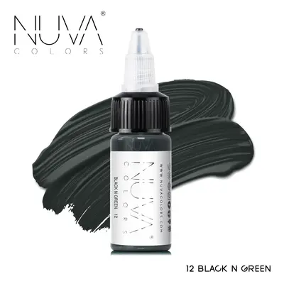 Nuva Colors - 12 Black Green 15ml