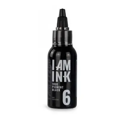 Tetovací barvy I AM INK I AM INK- First Generation 6 - True Pigment Black - 50ml