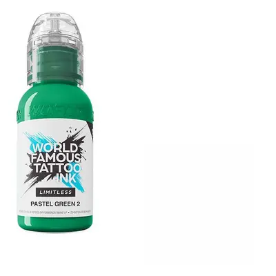 Tetovací barvy WORLD FAMOUS LIMITLESS - Pastel Green 2 v2 - 30ML