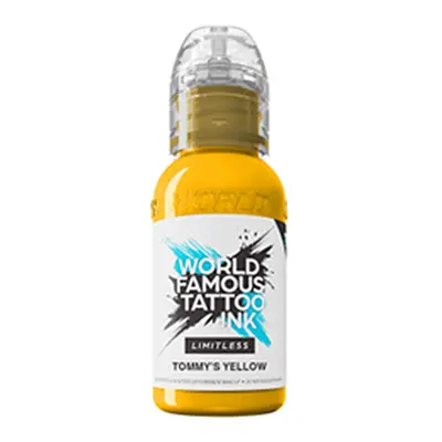 Tetovací barvy WORLD FAMOUS LIMITLESS - Tommy´s Yellow 30ml