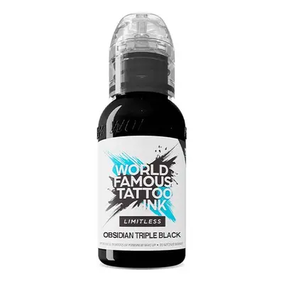 Tetovací barvy WORLD FAMOUS LIMITLESS - Triple Obsidian Black - 30ML