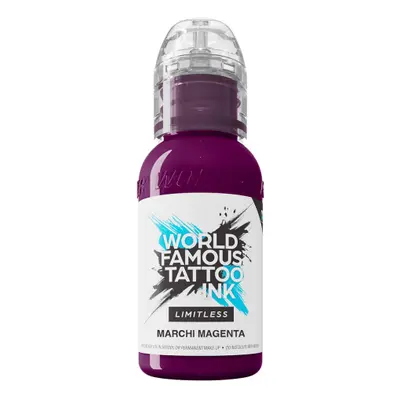 Tetovací barvy World Famous Limitless Tattoo Ink - Marchi Magenta 30 ml