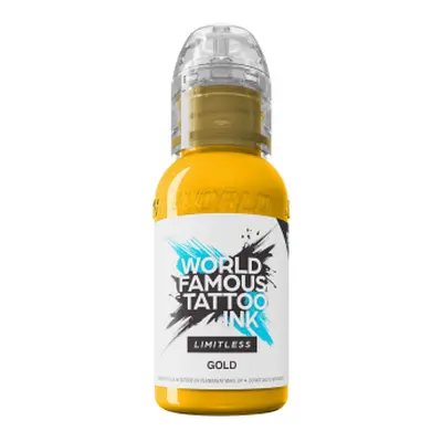 Tetovací barvy WORLD FAMOUS LIMITLESS - GOLD - 30ML