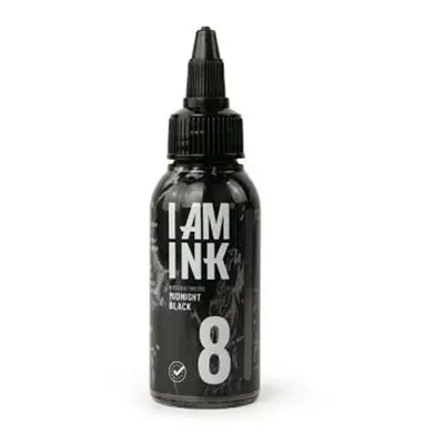 Tetovací barvy I AM INK I AM INK- Second Generation 8 - Midnight Black - 50ml