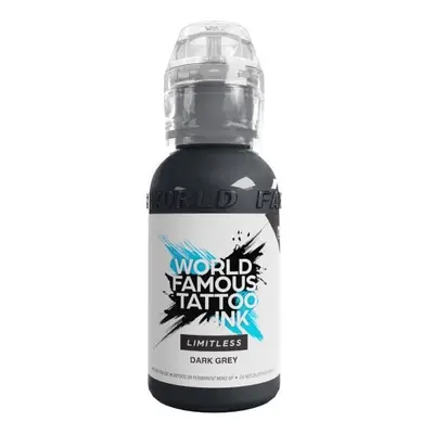 Tetovací barvy WORLD FAMOUS LIMITLESS - DARK GREY 1 - 30ML