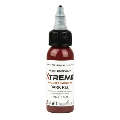 Tetovací barvy XTreme Ink - Dark Red 30ml