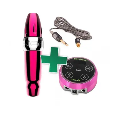 FK IRONS Set pro PMU Xion S Pink + Atom X Pink + RCA kabel Bishop