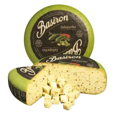 Basiron Gouda s papričkami Jalapeňo Hmotnost: celý koláč