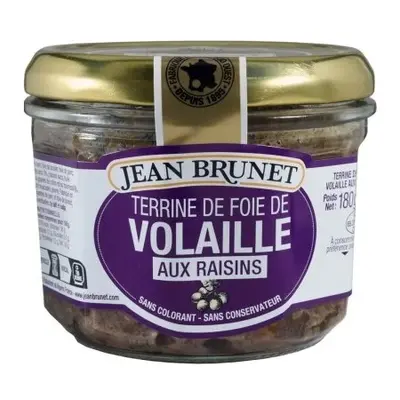 Jean Brunet Kuřecí terina s rozinkami 180g