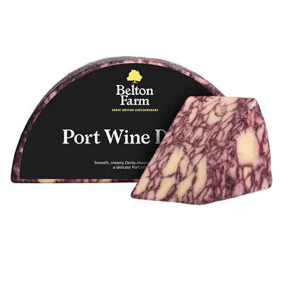 Snowdonia Cheese Company Cheddar s portským vínem Hmotnost: 1kg