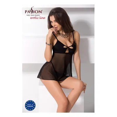 Košilka Passion Nadya Chemise black Barva: Černá