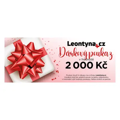 Leontyna Dárkový poukaz v hodnotě 2000 Kč