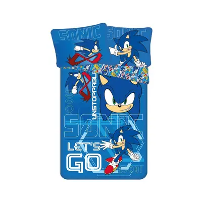 Jerry Fabrics Povlečení Sonic Let's go