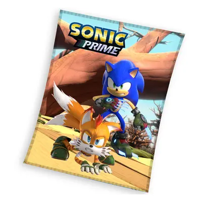 Carbotex Dětská deka Ježek Sonic a Tails 130x170 cm