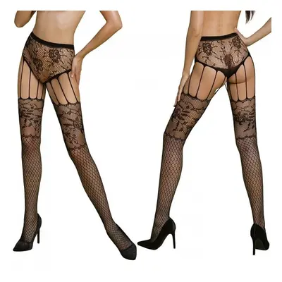 Punčochy Passion ECO S004 black - stocking Barva: Černá