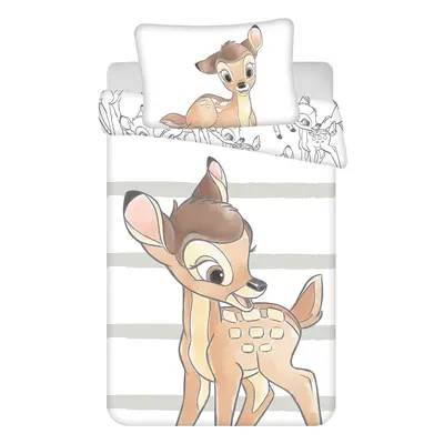 Jerry Fabrics Povlečení do postýlky Bambi stripe baby