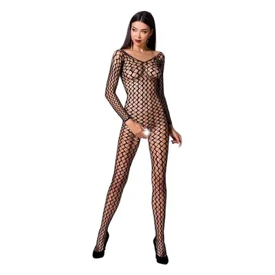 Passion BS068 black - Bodystocking Barva: Černá