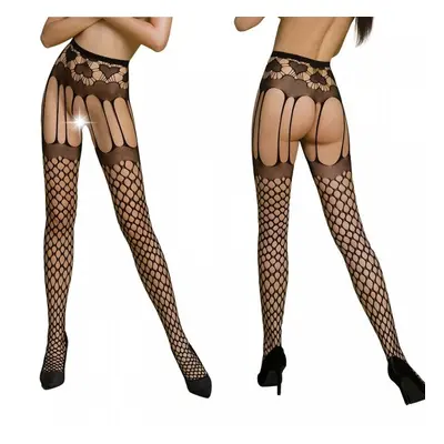 Punčochy Passion ECO S009 black- stocking Barva: Černá