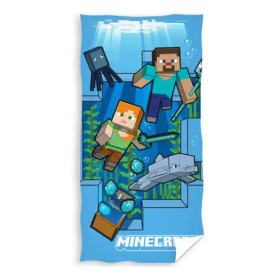 Carbotex Dětská osuška Minecraft Život pod Hladinou