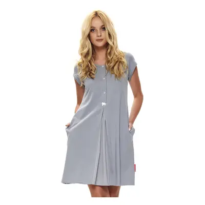 Noční košile Dn-nightwear TCB.9703 Barva: Šedá