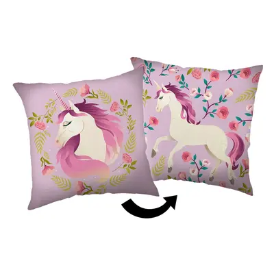 Jerry Fabrics Polštářek Unicorn Flowers