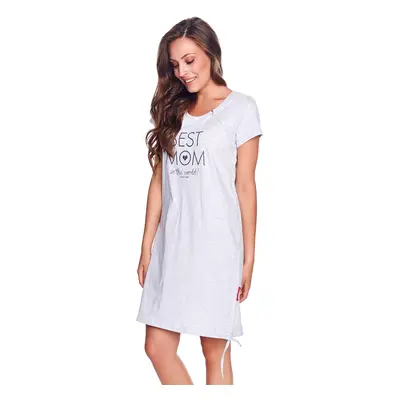 Noční košile Dn-nightwear TCB.9081 Barva: Šedá